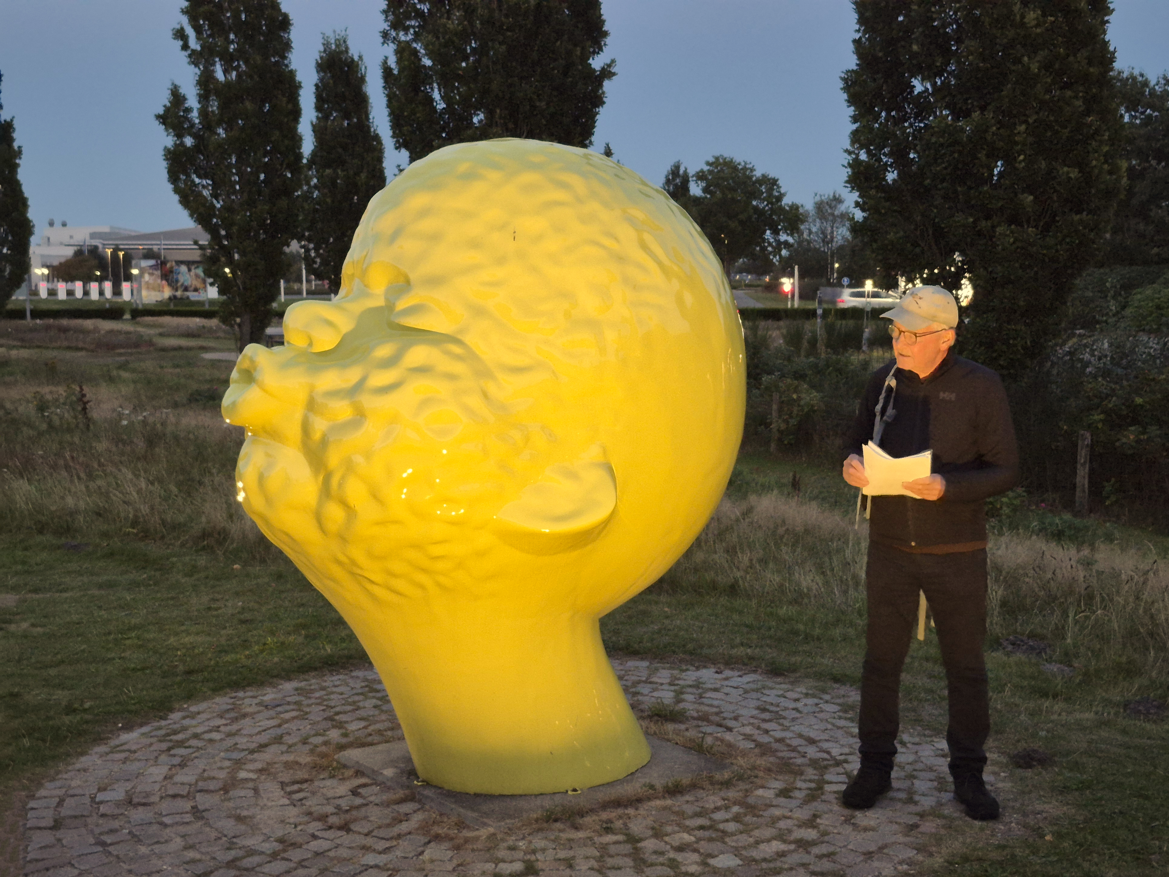 Skumringstur i Skulpturparken Billund